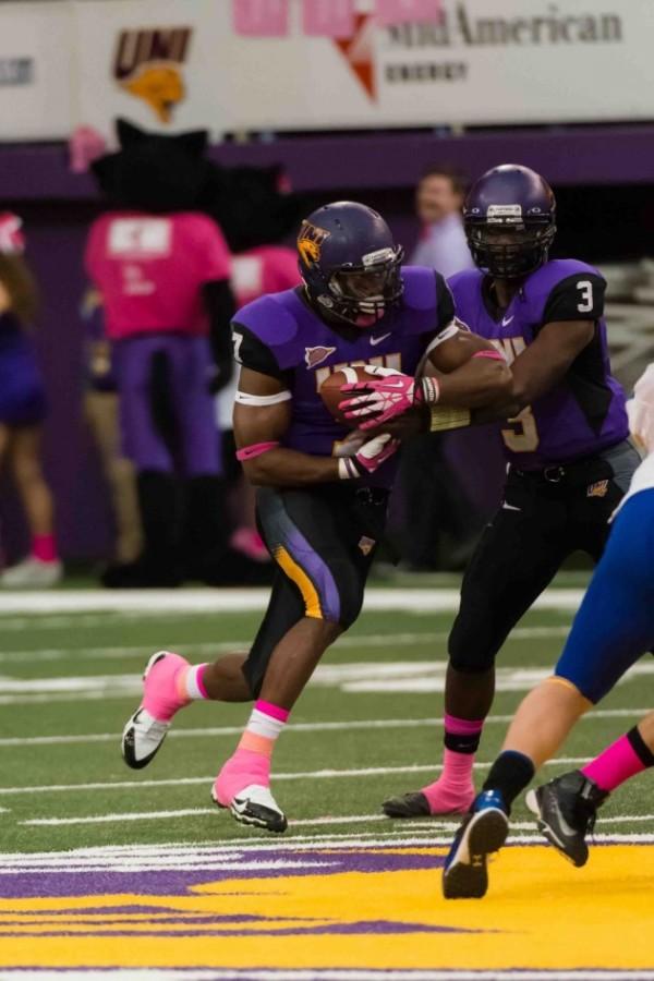 Johnson tops list, UNI wins 27-13