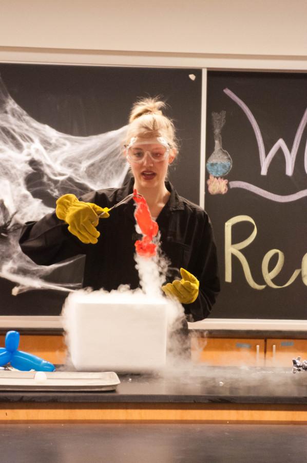 Science students put on a spooky show