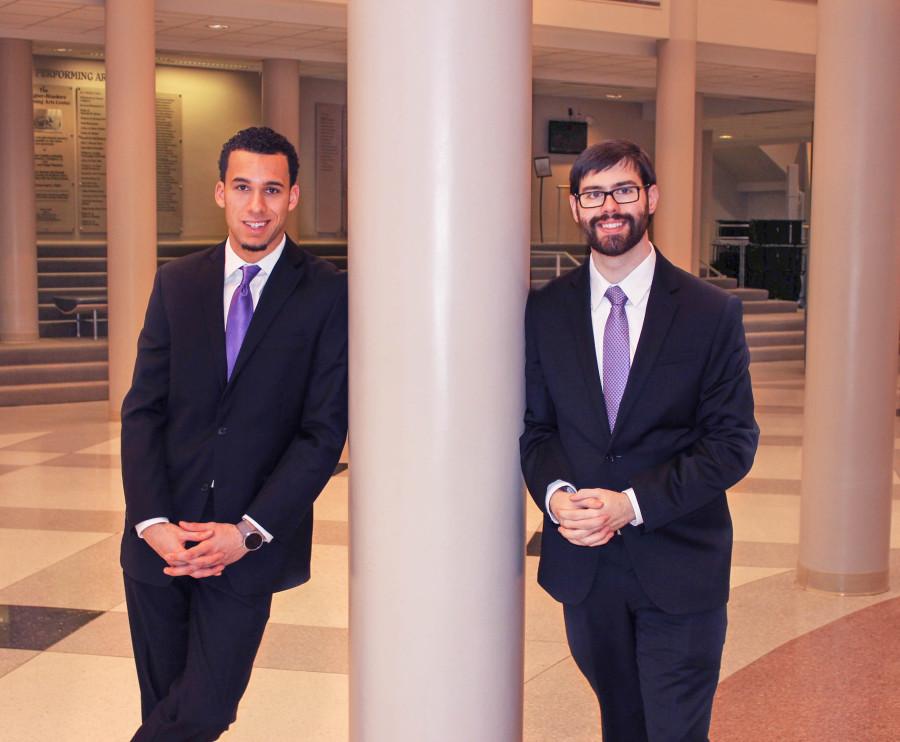 Jamison Whiting (left) and Aaron Friel (right) are running mates