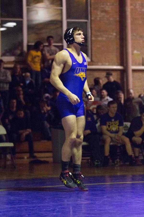 Kyle+Lux+earned+a+takedown+early+in+his+174-pound+match%2C+but+fell+5-2.+The+Panthers+travel+to+New+York+to+face+University+of+Buffalo+this+Friday.