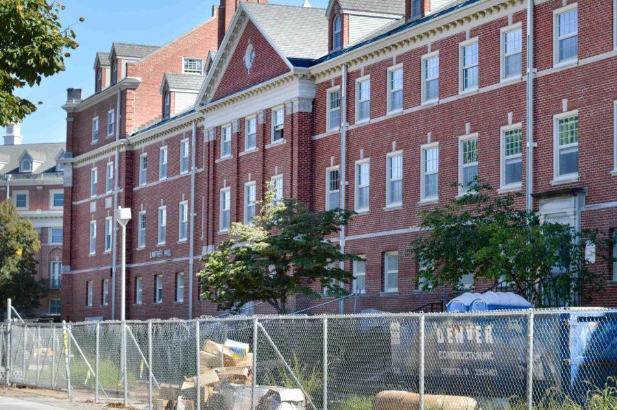 Lawther Hall is currently undergoing construction and is set to re-open in August 2017, when it will provide suite-style rooms for student. 