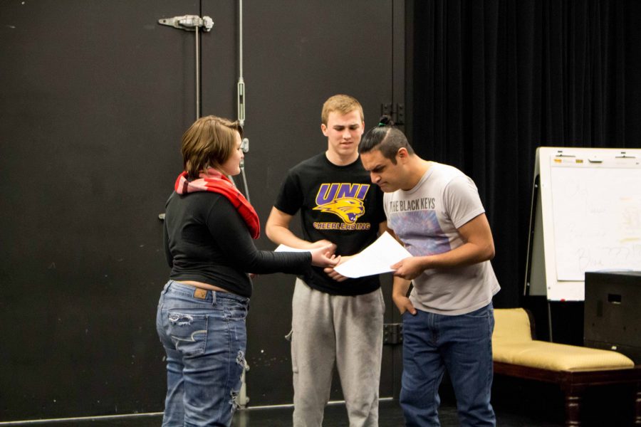 Several students participated in Tuesdays nights auditions for the play Boys Will Be Boys, which was held in the Interpreters Theatre in Lang Hall. All students are encouraged to come to a second night of auditions tonight in the Interpreters Theater at 7 p.m.