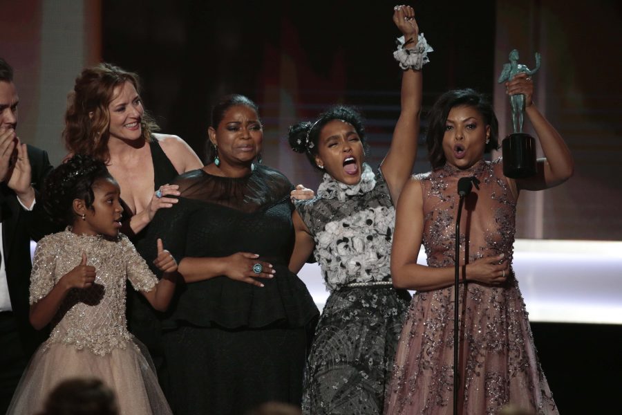 The+cast+of+Hidden+Figures+received+this+years+Screen+Actors+Guild+Award+for+Outstanding+Performance+by+a+Cast+in+a+Motion+Picture.+Hidden+Figures+currently+boasts+a+92+percent+approval+rating+on+Rotten+Tomatoes