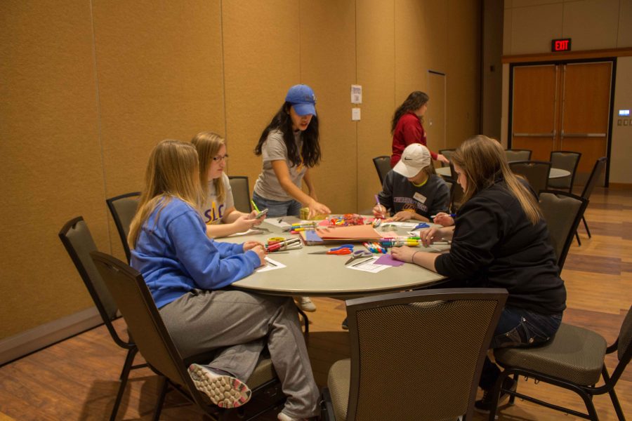 The Service and Leadership Council hosted the first event of their three-part Give, Serve, Lead series on Monday in the Maucker Union Ballroom.