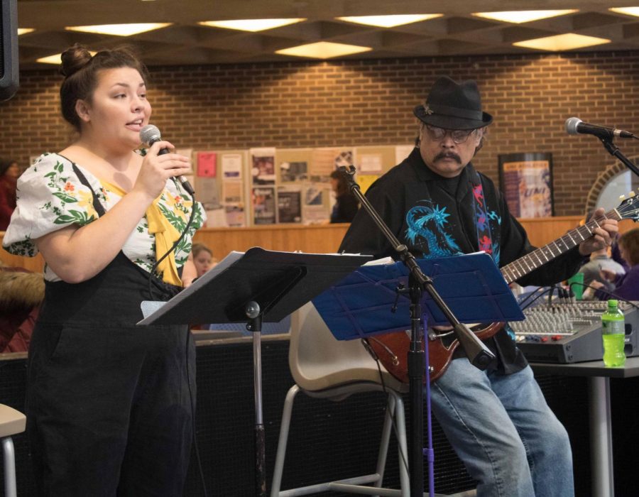 Amelia and Vince Gotera are a father-daughter duo who performed from 12 p.m. to 1 p.m. on Wednesday, Nov. 15, during Maucker Union Live.