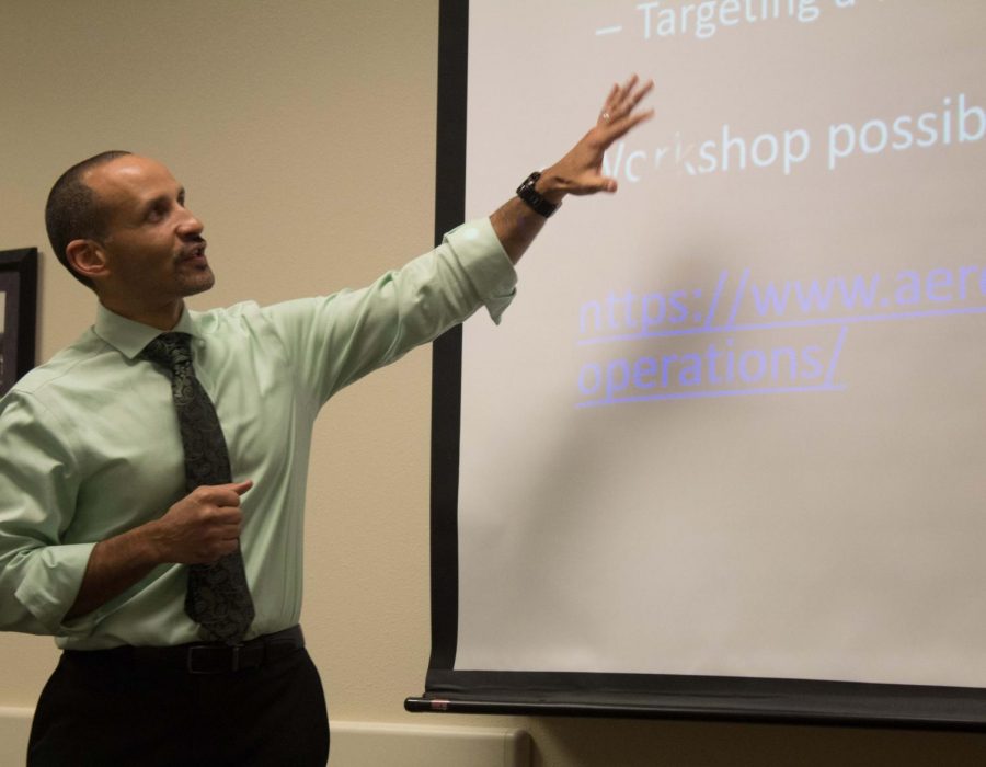 Tomas Gonzolaz-Torres is a former NASA employee and current Iowa State University professor and assistant director for the ISGC (Iowa Space Grant Consortium). He spoke on Nov. 28 about NASA internship opportunities.