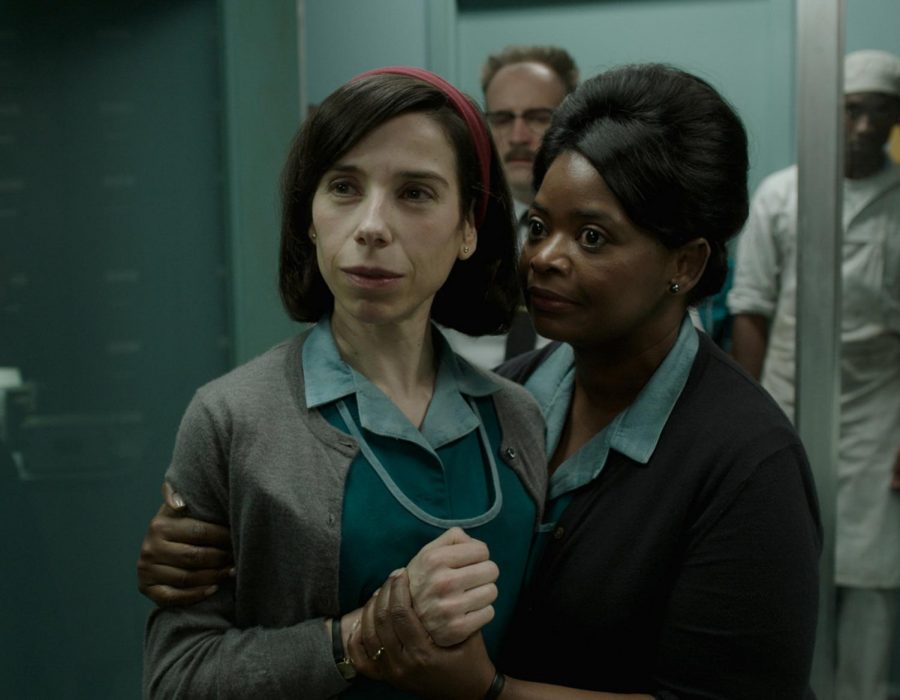 The Shape of Water, directed by Guillermo del Toro, starred Sally Hawkings and Octavia Spencer, who were both nominated for Golden Globe awards.