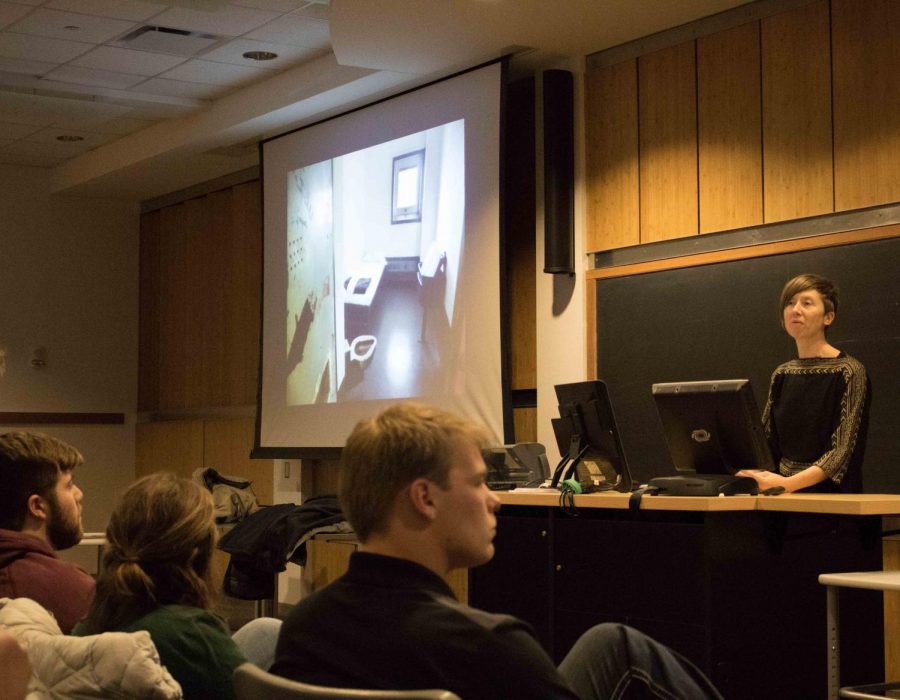 Philosopher and activist Lisa Guenther came to UNI this past week to discuss issues related to solitary confinement and the U.S. prison system.