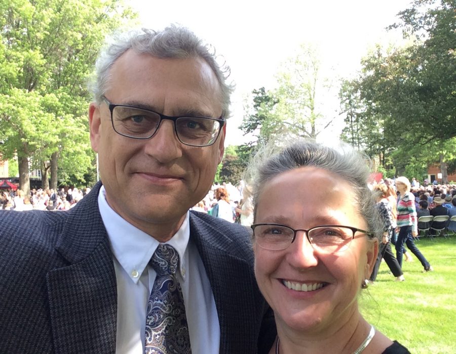 On Feb. 5, professors Konrad Sadkowski and Alicja Boruta-Sadkowski celebrated 31 years of marriage. They both work in the history department.