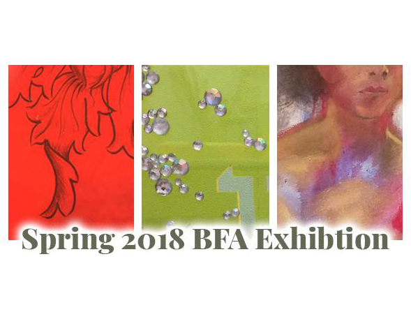 This years Bachelor of Fine Arts group exhibition is being revealed Monday, April 23. It opens with a reception at 7 p.m.