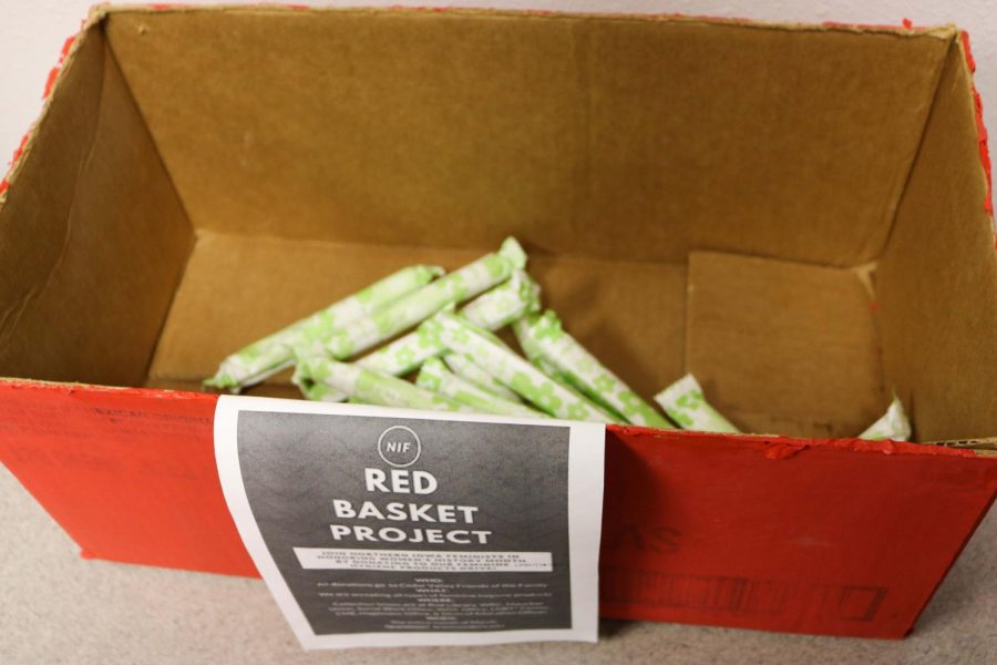 Staff writer Blair Hines pens a guest column about the lack of access to feminine hygiene products on campus for UNI students and efforts like the Red Basket Project to make such products more available.