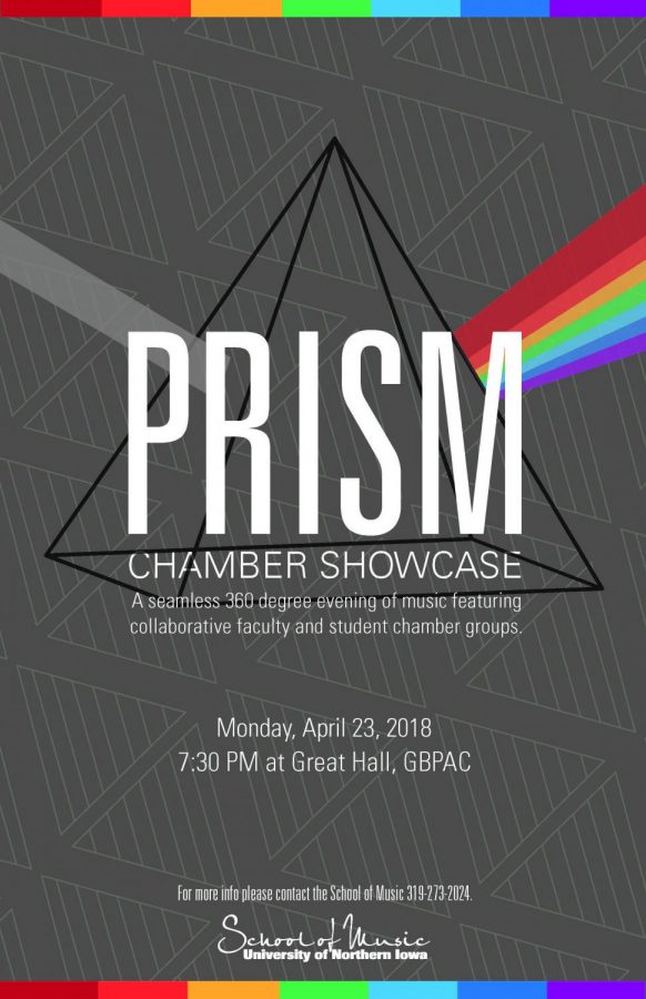 The UNI School of Music is presenting their second PRISM Showcase which displays collaboration between students and faculty.