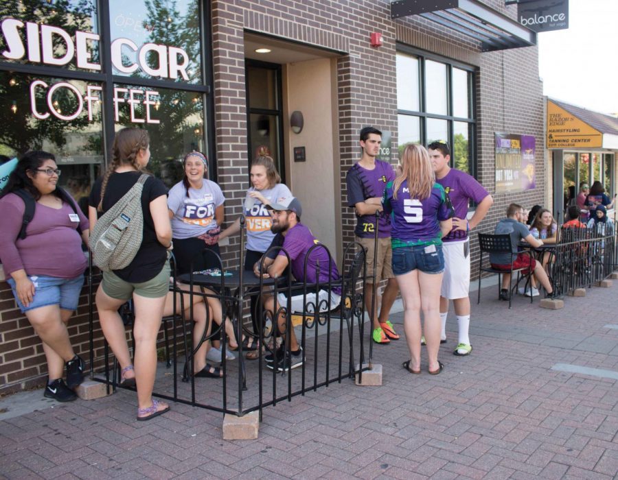 Students enjoyed games and food at the Panther Block PAWty on Main Street and College Hill on Friday, Aug. 17.