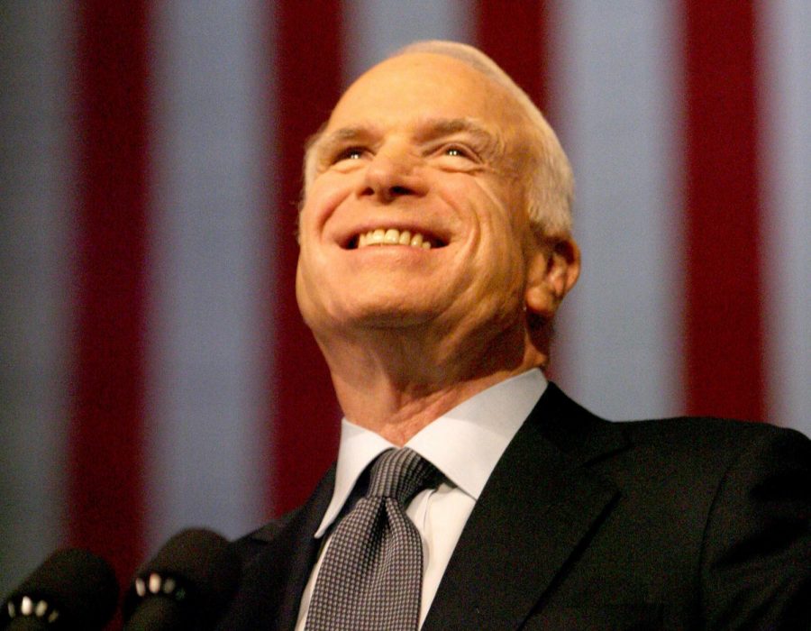 Opinion columnist Albie Nicol honors Senator John McCain, admiring his dignity, patriotism and willingness to cross party lines for what he believed in.