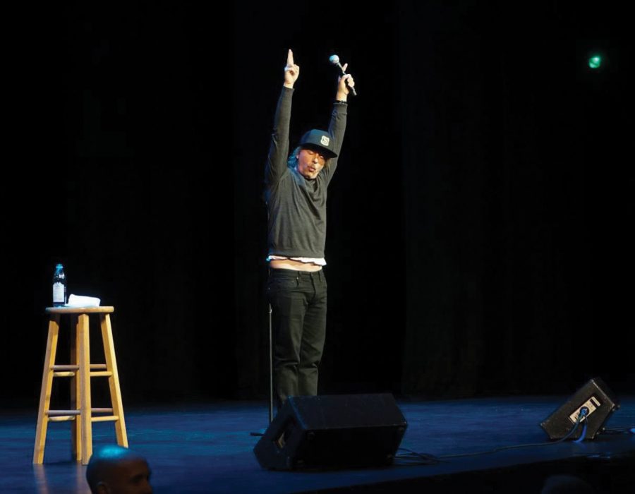 Comedian David Spade performed at the Gallagher Bluedorn Performing Arts Center on Sept. 22, kicking off the Fall 2018 Artist Series. 