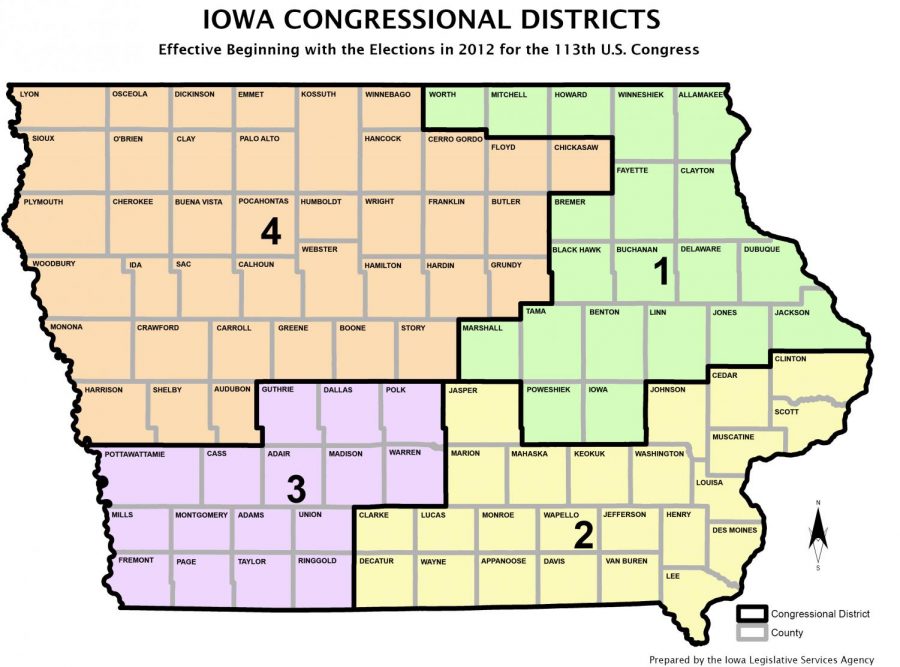 Iowas first congressional district is a swing district in northeastern Iowa.