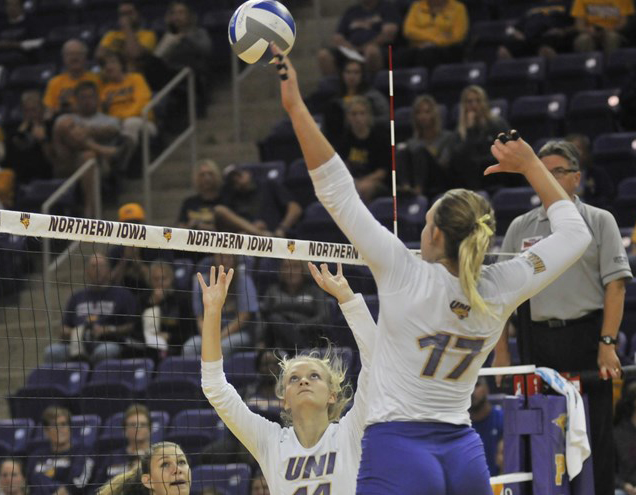 UNI volleyball (8-6) pulled off big 3-0 sweeps of the Drake Bulldogs and the Indiana State Sycamores to kick off conference play in the last week.