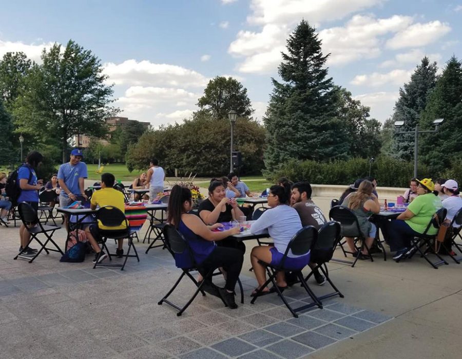 UNIdos, Lambda Theta Phi, Lambda Theta Alpha and the CME launched their celebration of Latinx Heritage Month with a Carne Asada kickoff.