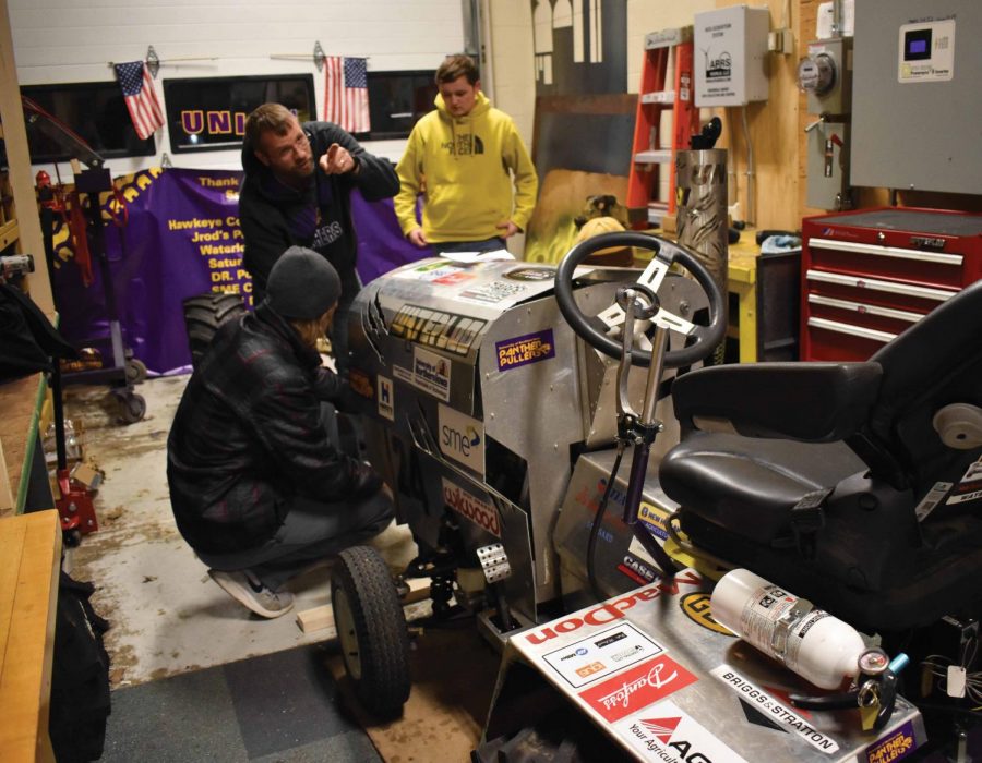 Students in UNIs SME chapter are designing a tractor that will be entered in the International 1/4 Scale Tractor Competition next summer.