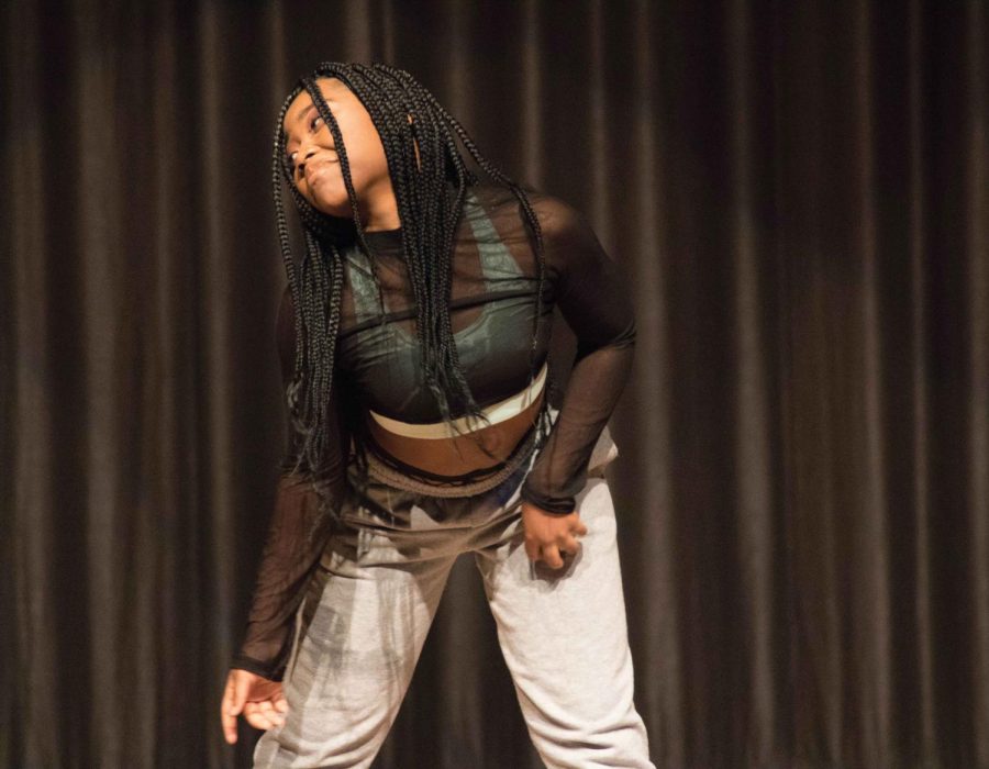 Students danced, sang, rapped and recited poetry at Black Student Unions Night at the Apollo talent show on Friday, Feb. 8.