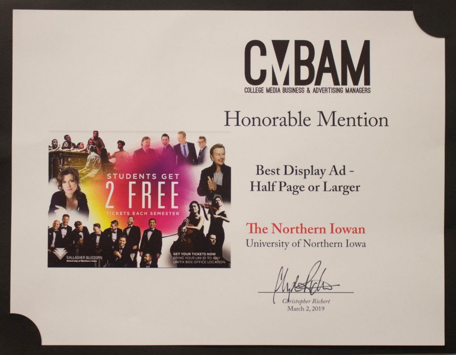 NI wins CMBAM award