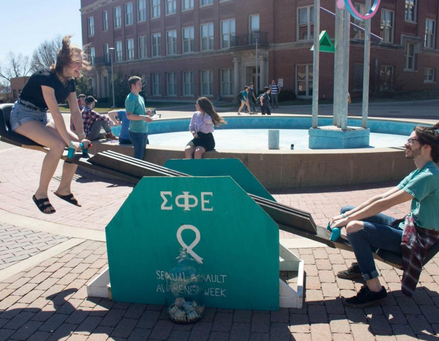 Sigma Phi Epsilon launched off their annual Sexual Assault Awareness Week (SAAW) with a 24-hour See-SAAW event outside Maucker Union from April 8 to April 9.