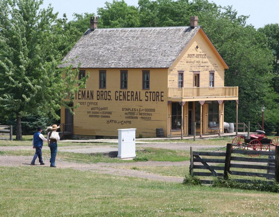 Opinion columnist Kevin Wiggins makes a case for the importance of the funding of public history regardless of political party. Pictured: A replica of an early Iowa farm village at Living History Farms.