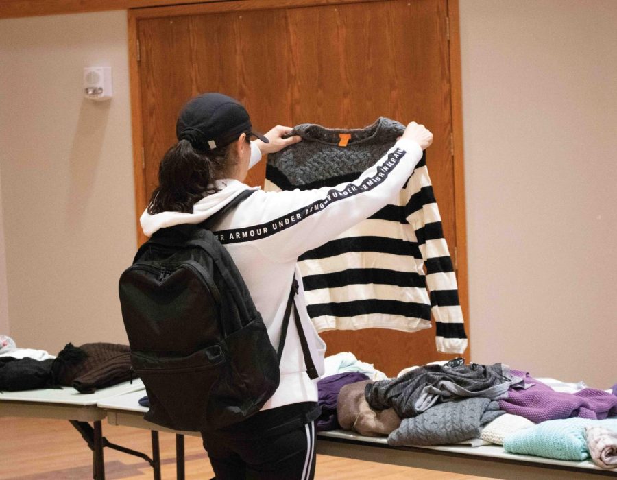 The UNI chapter of the International Justice Mission organized a thrift shop fundraiser on Monday, Oct. 21 to finance human trafficking rescue missions.