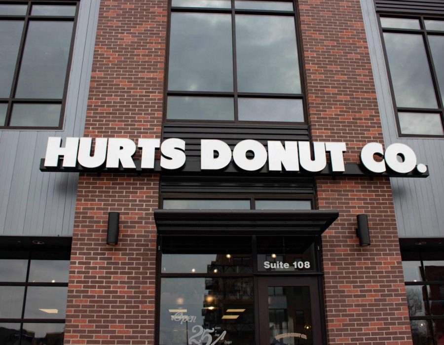 Hurts Donuts hosted the grand opening for its Cedar Falls store on Wednesday, Nov. 6.