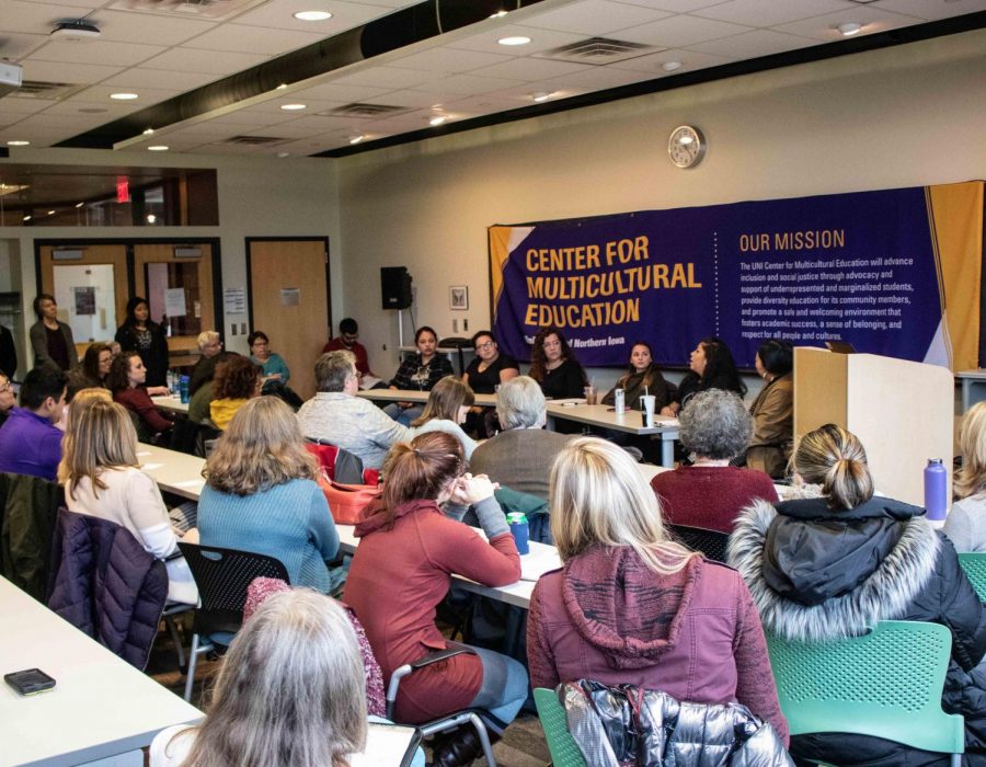 UNI+students+and+alumni+of+Native+American+heritage+participated+in+a+panel+kicking+off+the+CETLs+new+series+What+Your+Students+Want+You+To+Know%2C+addressing+the+concerns+of+under-represented+groups+on+campus.