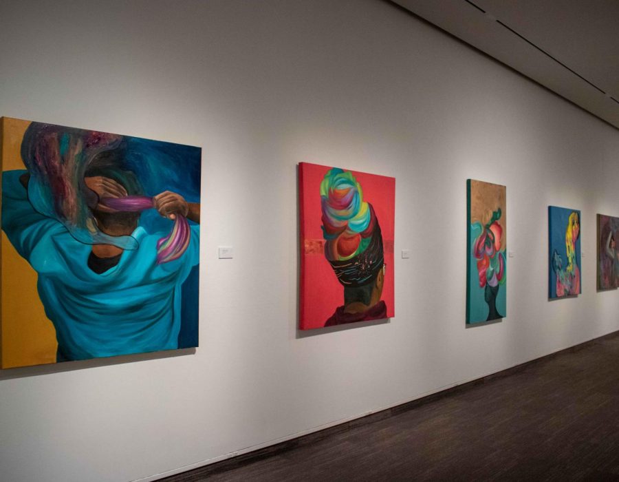 Photo 3 / The Fall 2019 B.F.A. Group Exhibition is on display in the UNI Gallery of Art until Thursday, Dec. 19.