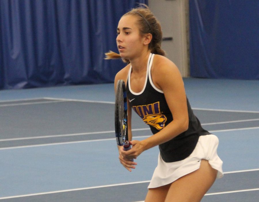 Panther tennis falls to Hawkeyes in Iowa City