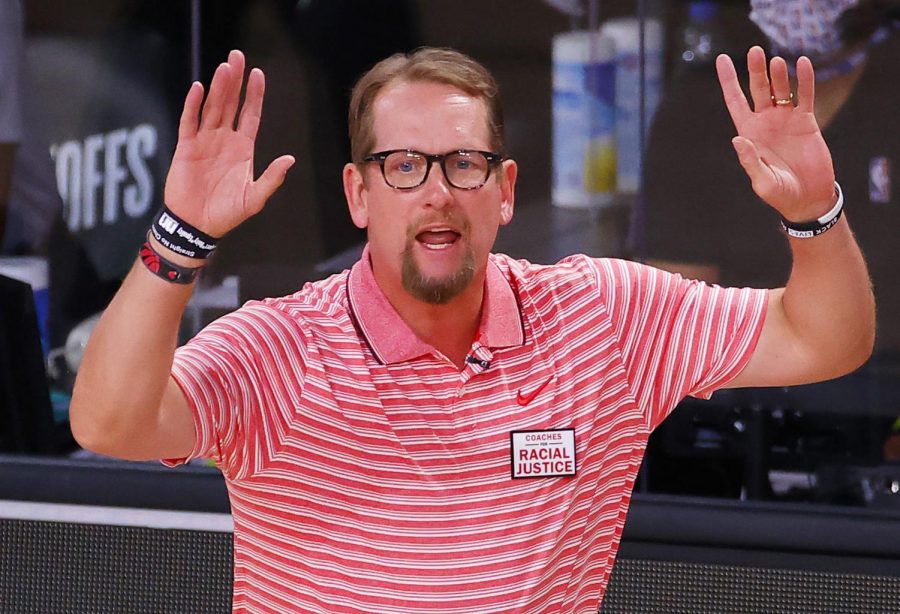 UNI graduate and current Toronto Raptors head coach Nick Nurse was named the NBAs Coach of the Year for the 2019-2020 season. Nurse also won an NBA championship with the Raptors in 2019.