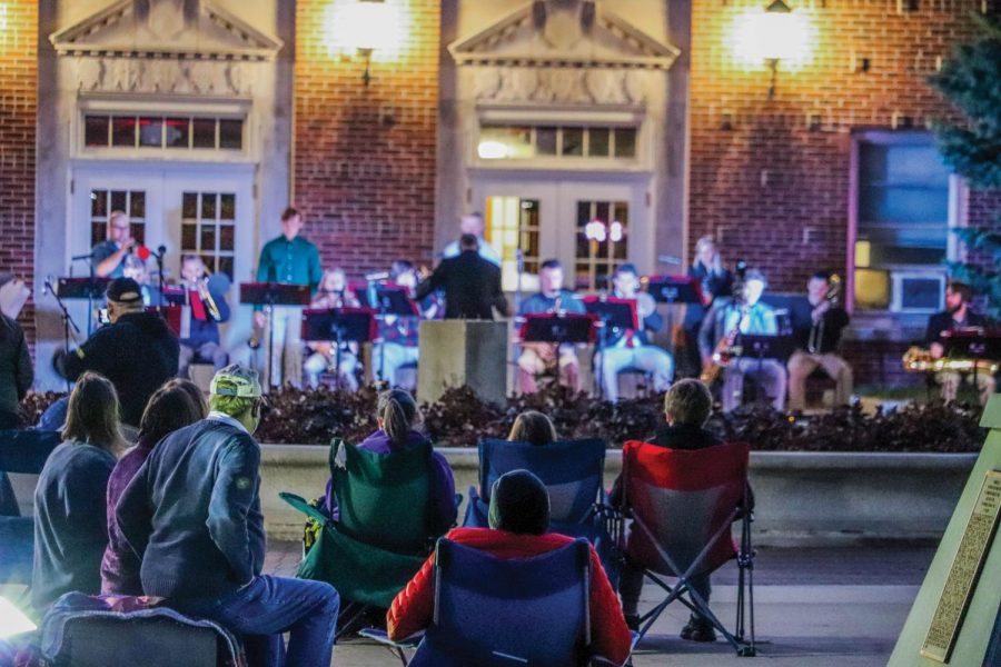 UNIs School of Music hosted their outdoor concert on Sept. 29, featuring Jazz Band One, Jazz Band Two, and Jazz Band Three.