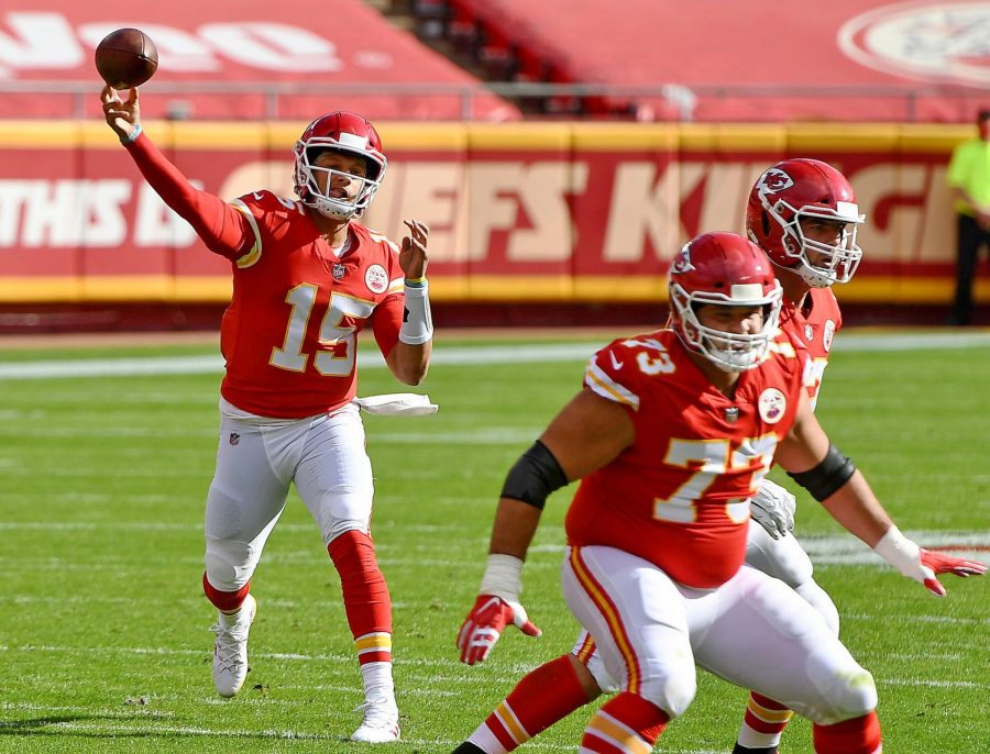 Kansas City Chiefs quarterback Patrick Mahomes looks like the frontrunner for the MVP race so far this season.