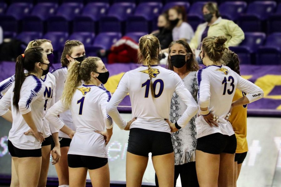 The UNI volleyball team has had a rough start to the season so far, losing their first five games in 2021. 