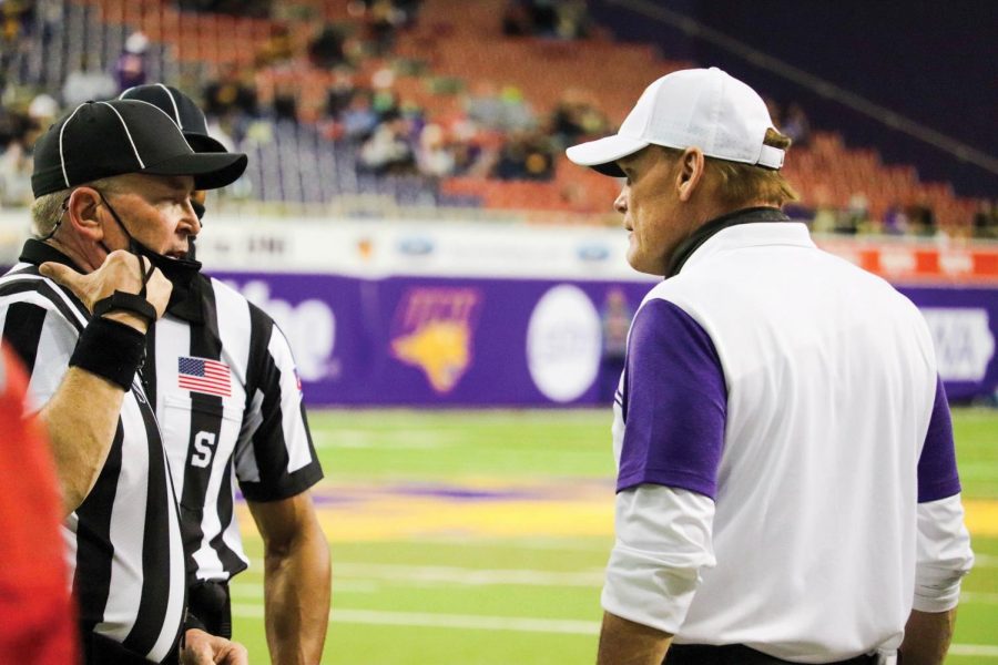 Coach Mark Farley earned his 100th Missouri Valley Football Conference against Youngstown State. 