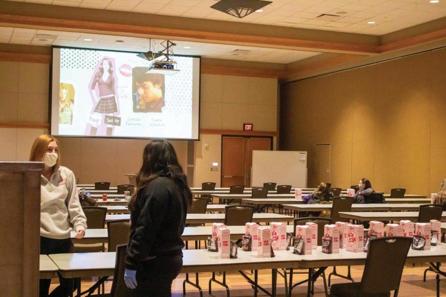 Students were treated with popcorn and snacks as they attended CABs Mean Girls screening.
