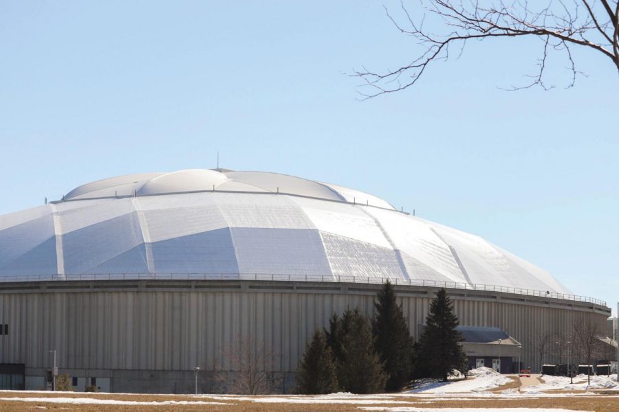 As parts of the UNI-Dome roof reach the end of their useful life, there are plans to replace the fabric.