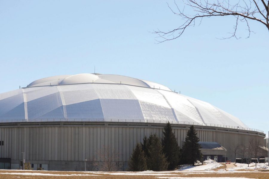 The UNI-Dome is set to be the location of three separate in-person commencement ceremonies this spring.