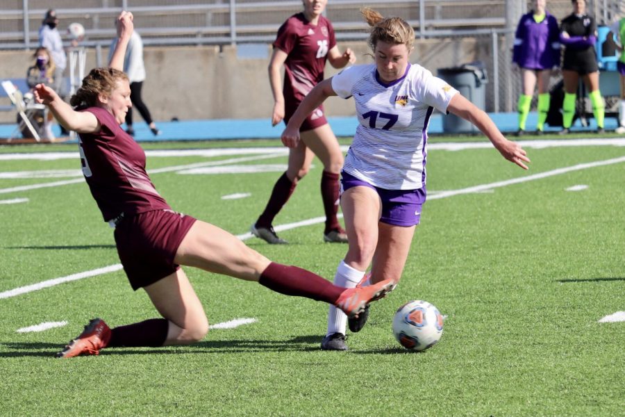 The UNI womens soccer team defeated Valparaiso 1-0 on Senior Day this past weekend.