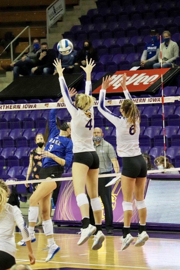 The UNI volleyball team dropped both games over the weekend to Valparaiso, moving their conference record to 5-7 and their overall record to 6-10.