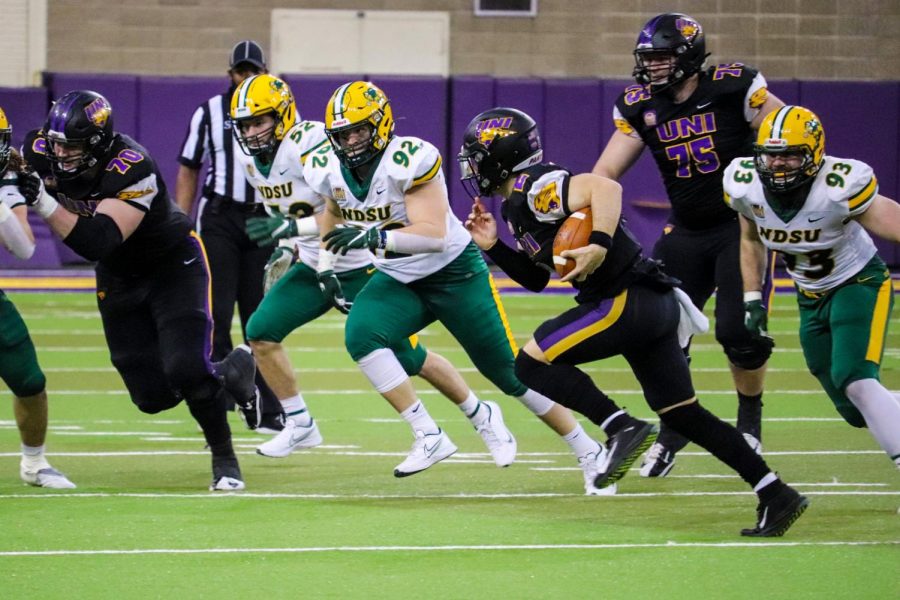 UNI dropped their final home game of the spring season to North Dakota State on Saturday, 23-20. The Fall season is scheduled to being on Sept. 3, 2021, against Iowa State. 