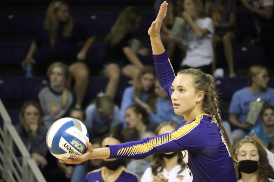 In their first game of the 2021 season, the Panthers fell to in-state rivals Iowa State in three sets in front of an energetic McLeod Center crowd. The Panthers will return home on Sept. 24 against Bradley University. 