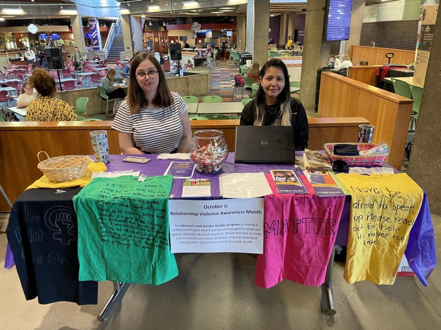 UNI clothesline project