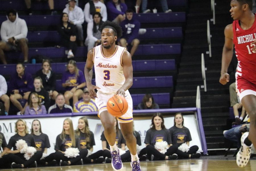 UNI picked up their first win of the season with a 95-58 route of the Dubuque Spartans. Their next home game will be Dec. 5 against Richmond.