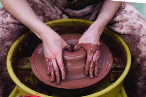 UNI ceramic students hosted their pottery sale Friday and Saturday.