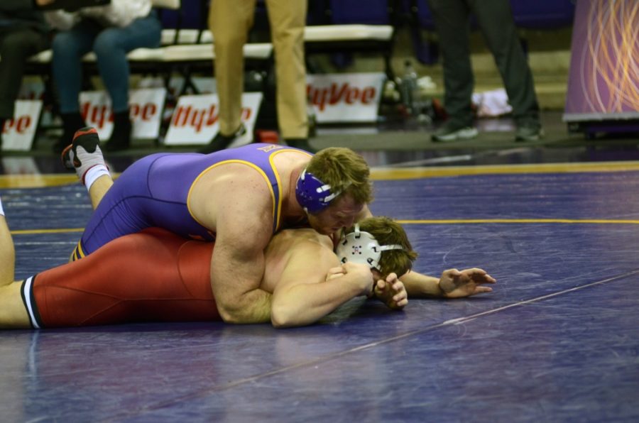 The Panther wrestling team took the mats on Saturday night against North Dakota State in the West Gym, where they easily handled the Bison, 29-13.