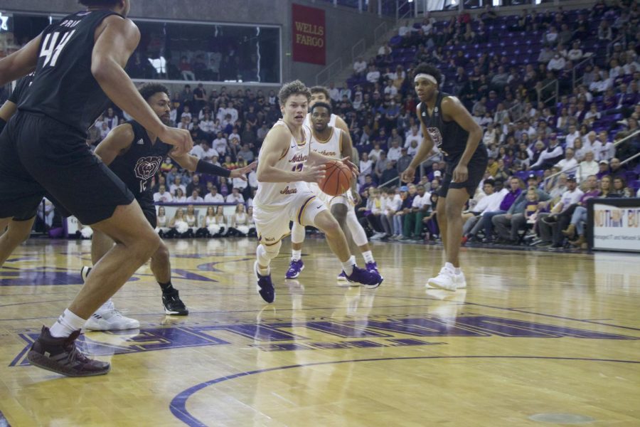 UNI+took+down+Missouri+State+last+Sunday+with+ease%2C+moving+into+first+place+in+the+Missouri+Valley+Conference+with+only+two+games+remaining.+