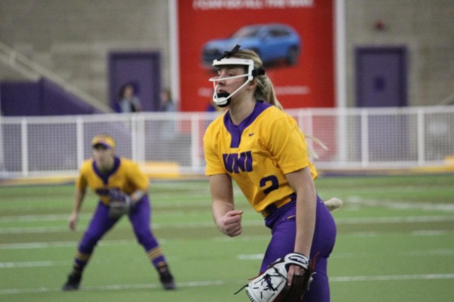 The+UNI+softball+team+opened+up+their+season+this+past+weekend+in+the+Doc+Halvorson+UNI-Dome+Classic%2C+going+2-3+in+their+five+games+played.